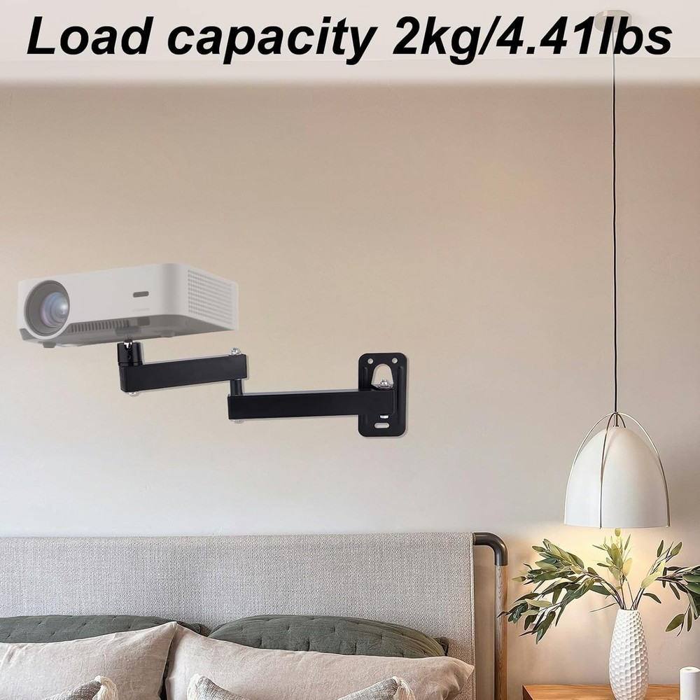 Foldable 180° Adjustable Projector Stand for Versatile Viewing – 2kg Capacity