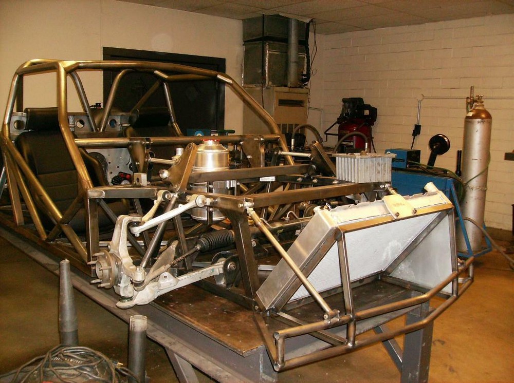 Corvair Mid-Engine with C5 Corvette Suspension Chassis Plans Blueprints