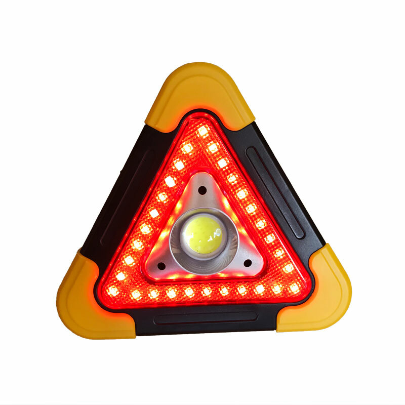 Triangle Emergency Warning LED Light Waterproof With Flashlight