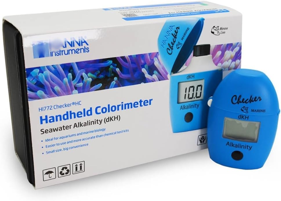 Aquarium Kit for Alkalinity, Includes Reagent Starter Kit and Instructions