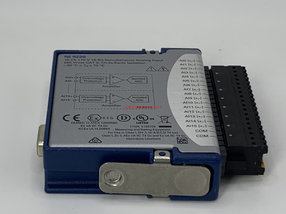 NI 9220 16-Bit Simultaneous Voltage Analog Input Test passed spot