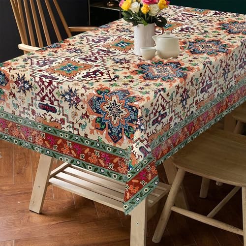 Tablecloth 60x84 Inches Rectangle Fall Rustic 60" x 84" (Rectangular) Boho