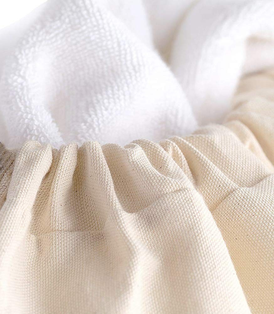 Extra Large Laundry Bags -4 Pack Heavy Duty Durable Cotton Canvas Drawstring ...