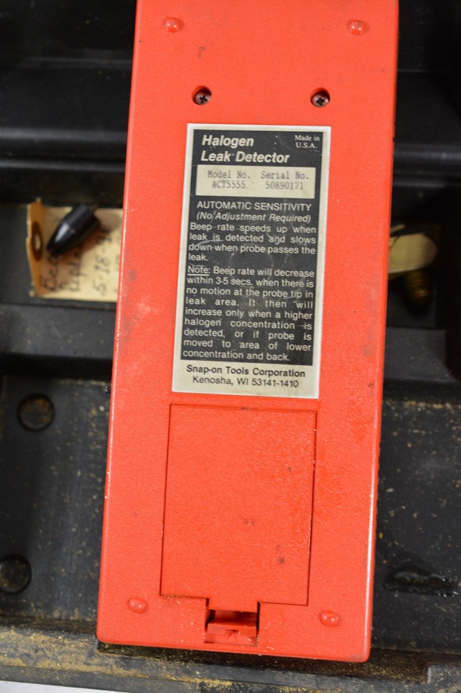 Snap-on ACT5555 Halogen Leak Detector tested working condition.