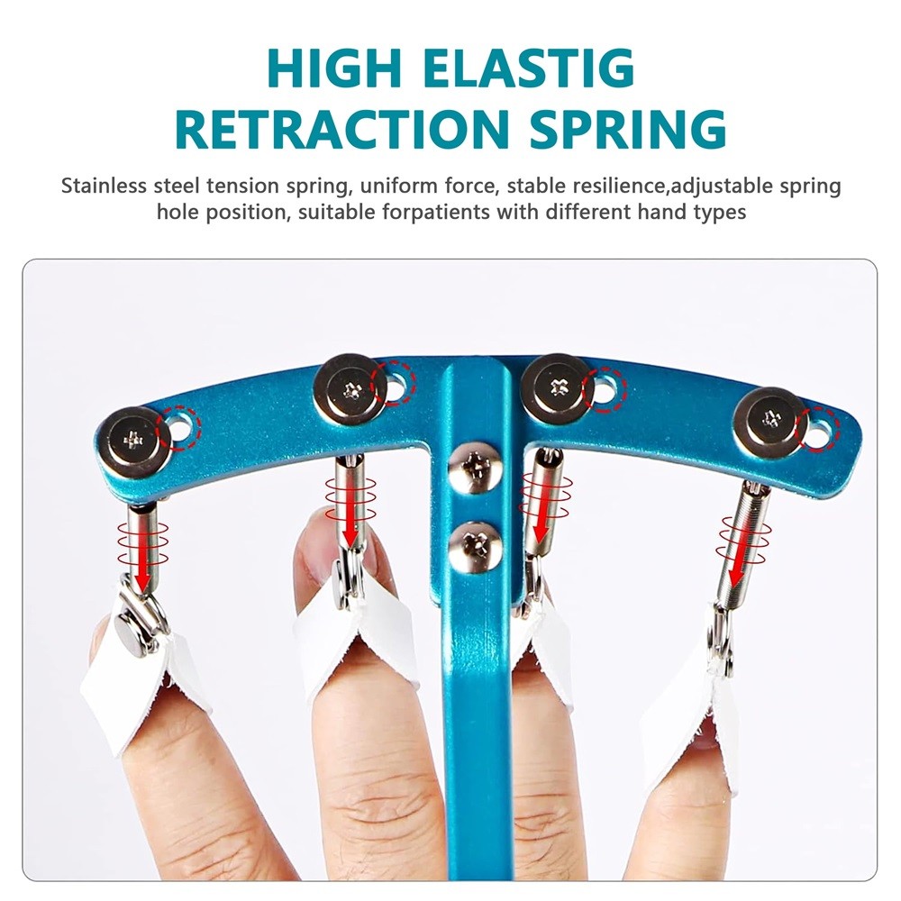 Hand Finger Wrist Exercise Device - Adjustable Therapy Exerciser
