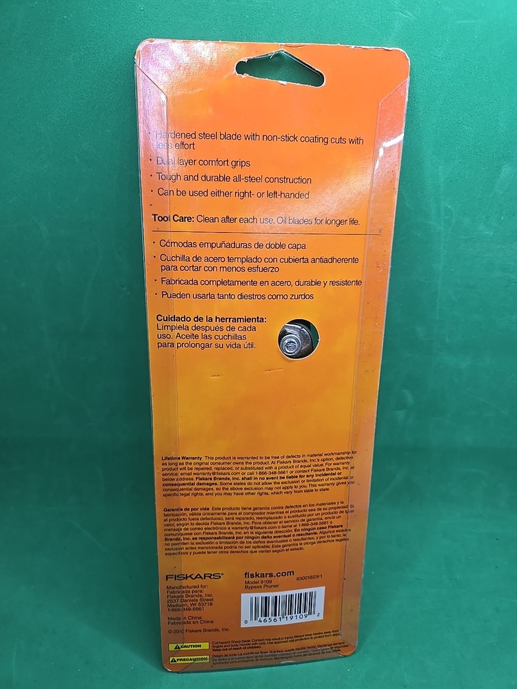 Fiskars Pruning Shears Bypass Pruner And Soft grip Pruner