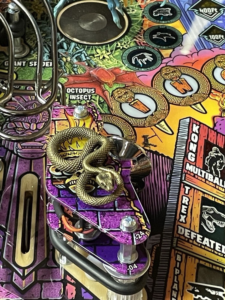 KING KONG Pinball Machine Snake Mod (SOLID BRASS!!) Version 3