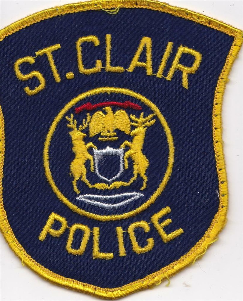 ST.CLAIR POLICE Shield-shaped  Patch