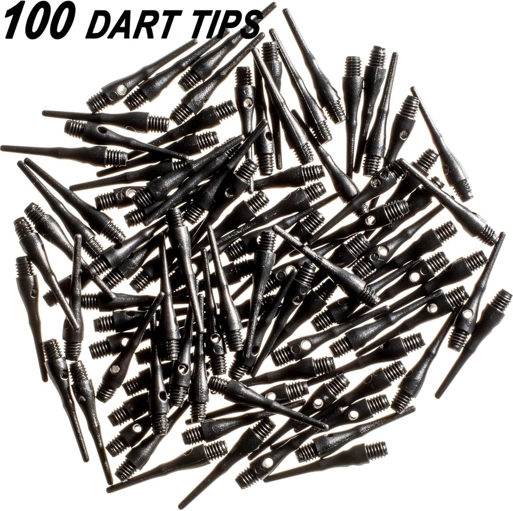 Tufflex III 2BA Soft Tip Dart Points Durable Replacement Tips 100 Packs Set