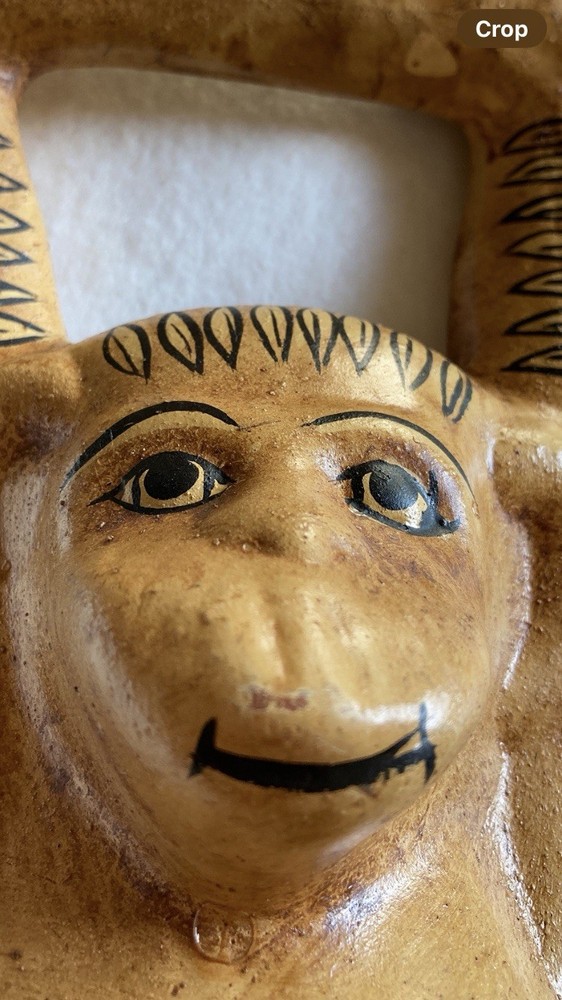 Vintage Ceramic Monkey Wall Decor MCM 13” UNIQUE!!