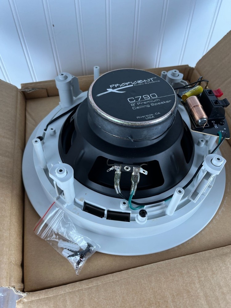 Proficient Audio Systems 8" Ceiling Speaker System (Pair) C790 2-Way NEW