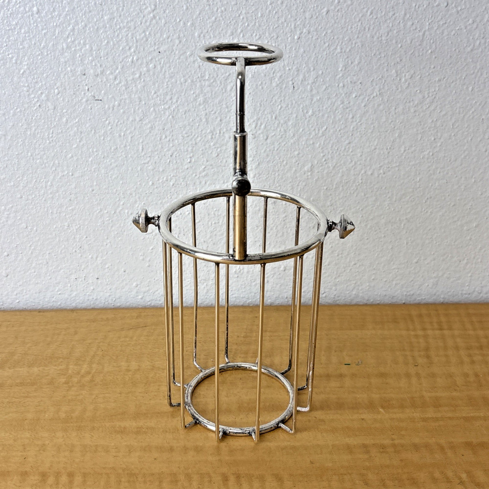 Vintage Gorham Silver Plate Wine Bottle Holder Pourer Art Deco Sculpture