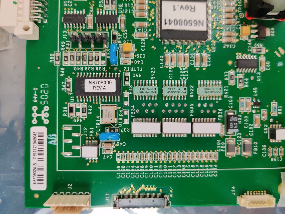 PerkinElmer Clarus MS N6709024 TMX KYOCERA LCD Interface PCB for N6550070 Screen
