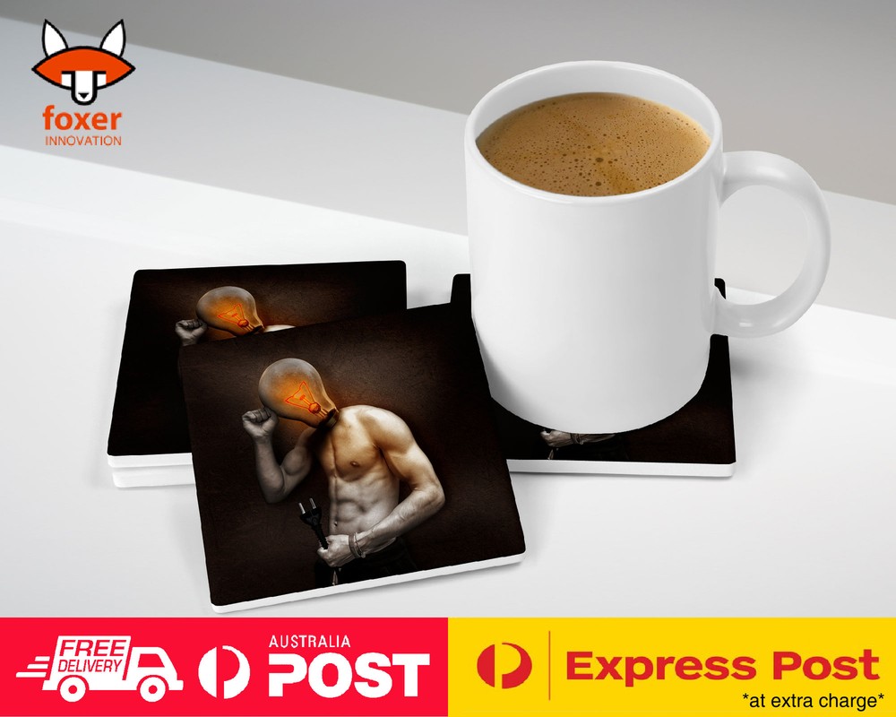 COASTER COFFEE DRINKING MAT|LIGHT BULB IDEA MOTIVATION #4