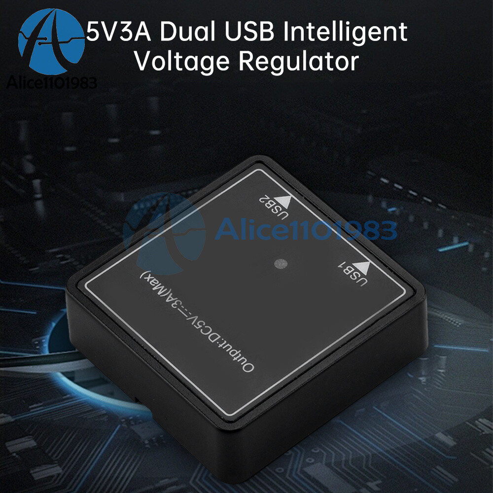 5V3A Dual USB Solar Panel Mobile Power Supply Smart Voltage Controller Regulator