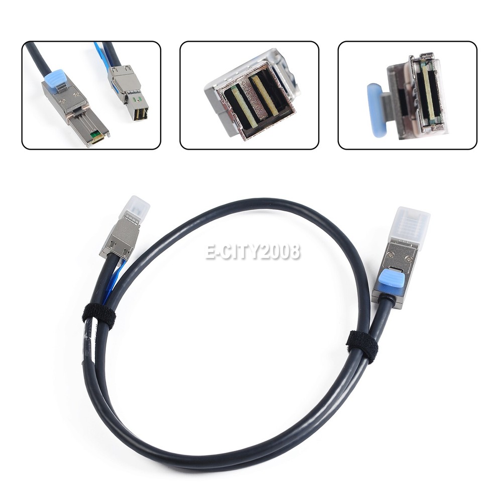 Mini High Density SFF-8644 to SFF-8088 External Hard Drive Data Server Cable 1M