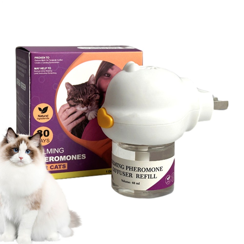 Pheromone Diffuser for Cats Cat Pheromone Plug-In Relaxants Start Kit for Calm