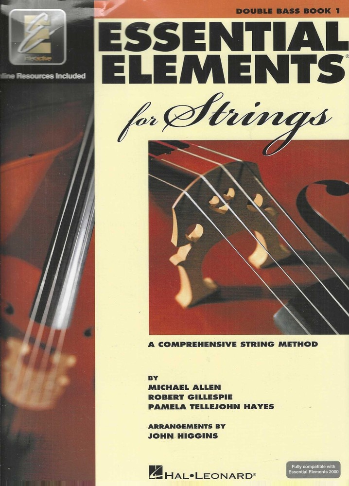 Essential Elements for Strings Double Bass Book 1 w/Interactive Online Resources