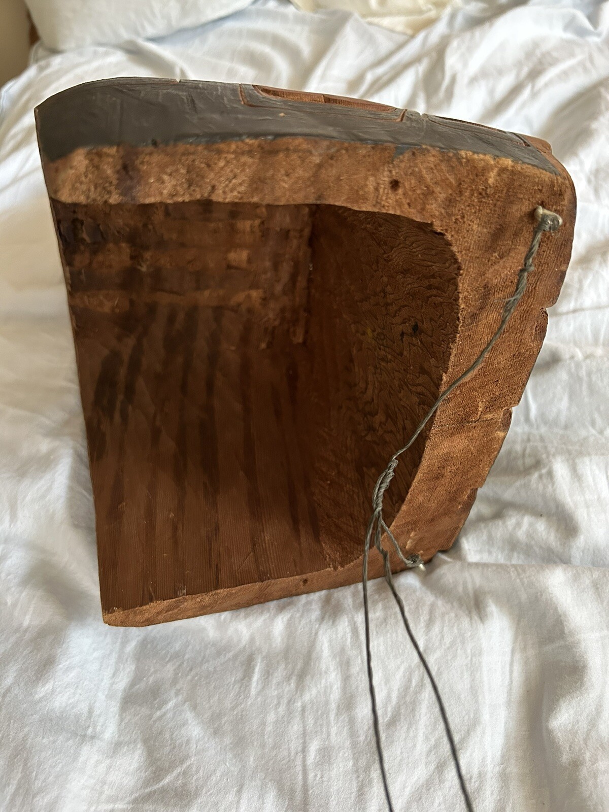 Northwest Coast Vtg Indian First Nation Cedar Headdress Mask Eagle Hand Carved