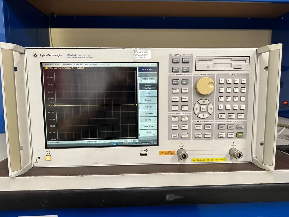 Agilent E5070B  300kHz- 3GHz ENA Series  Network Analyzer (Opt 214)