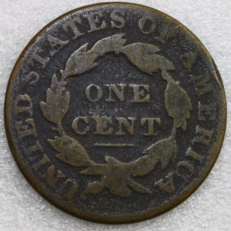 1831 Coronet Head Large Cent 1c #A25