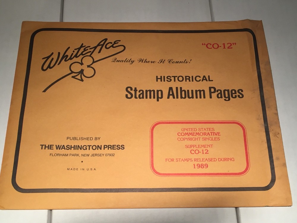 New Package White Ace Pages Commemorative Copyright Singles CO-12 1989