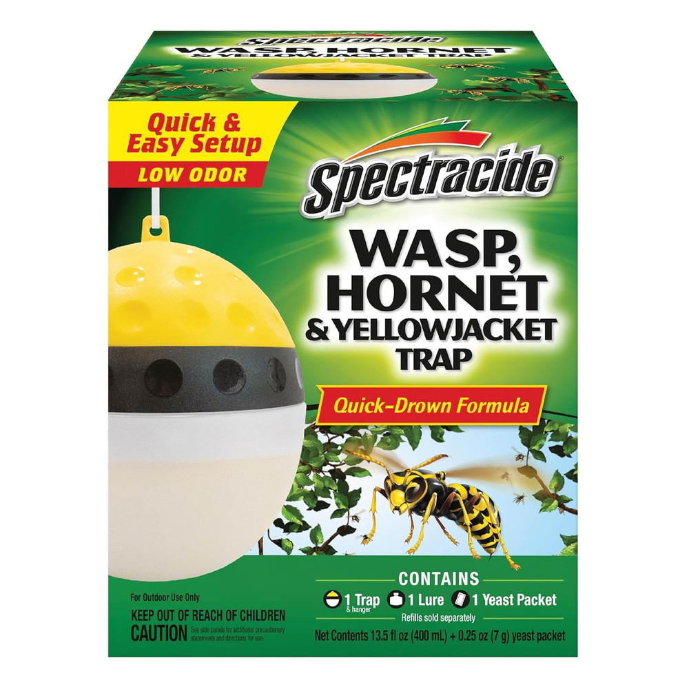 Wasp Hornet Yellowjacket Trap for Quick-Drown Insect Control