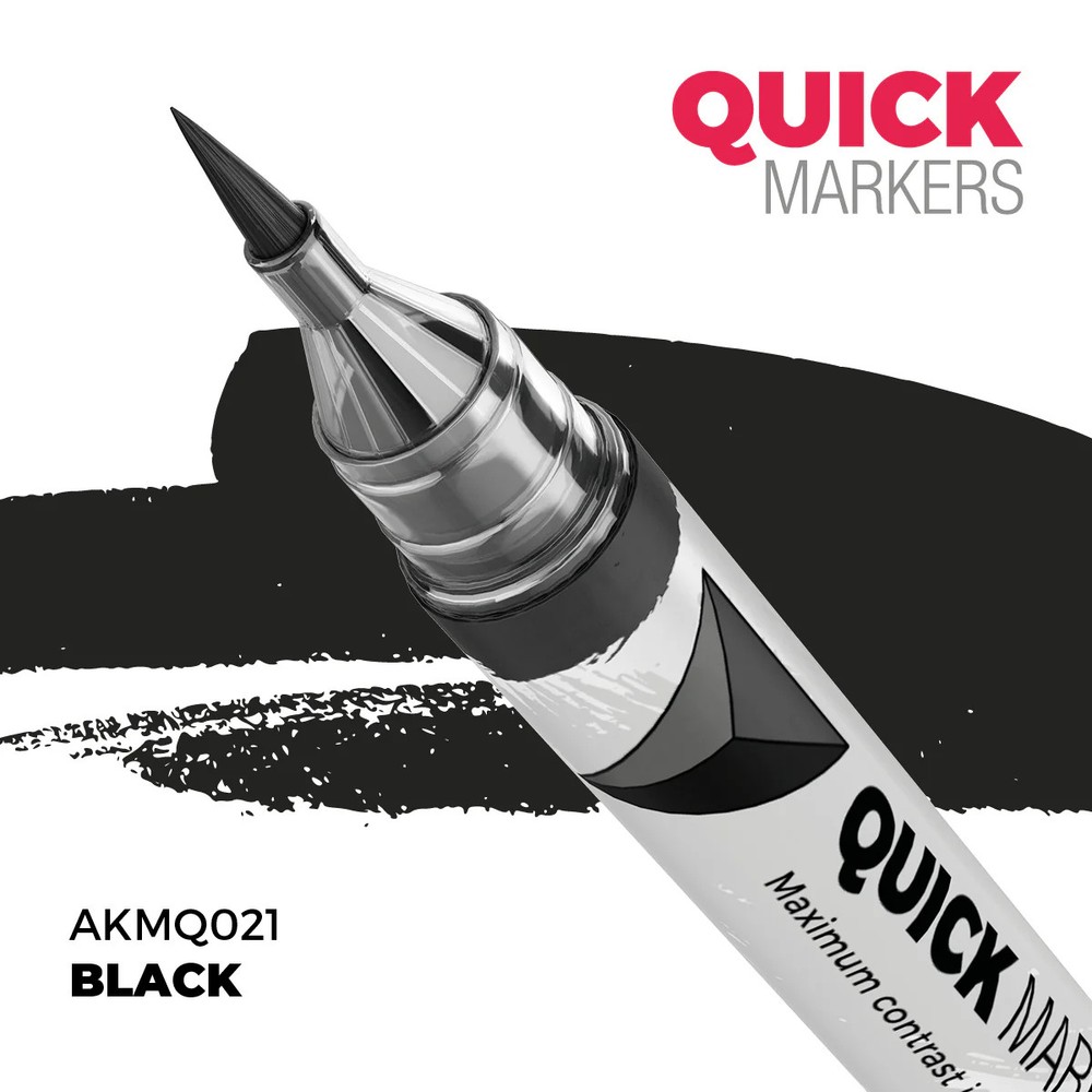 AK Interactive MQ021 Quick Marker Black