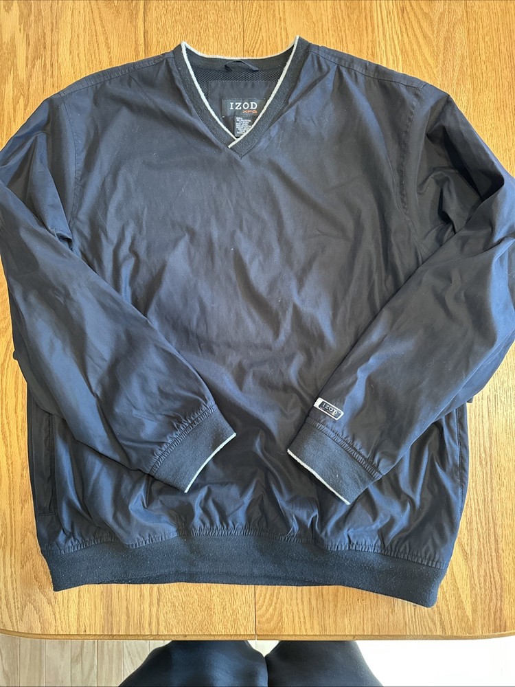 IZOD XFG Extreme Function Golf Wear Men's Large Pullover Jacket Polyester