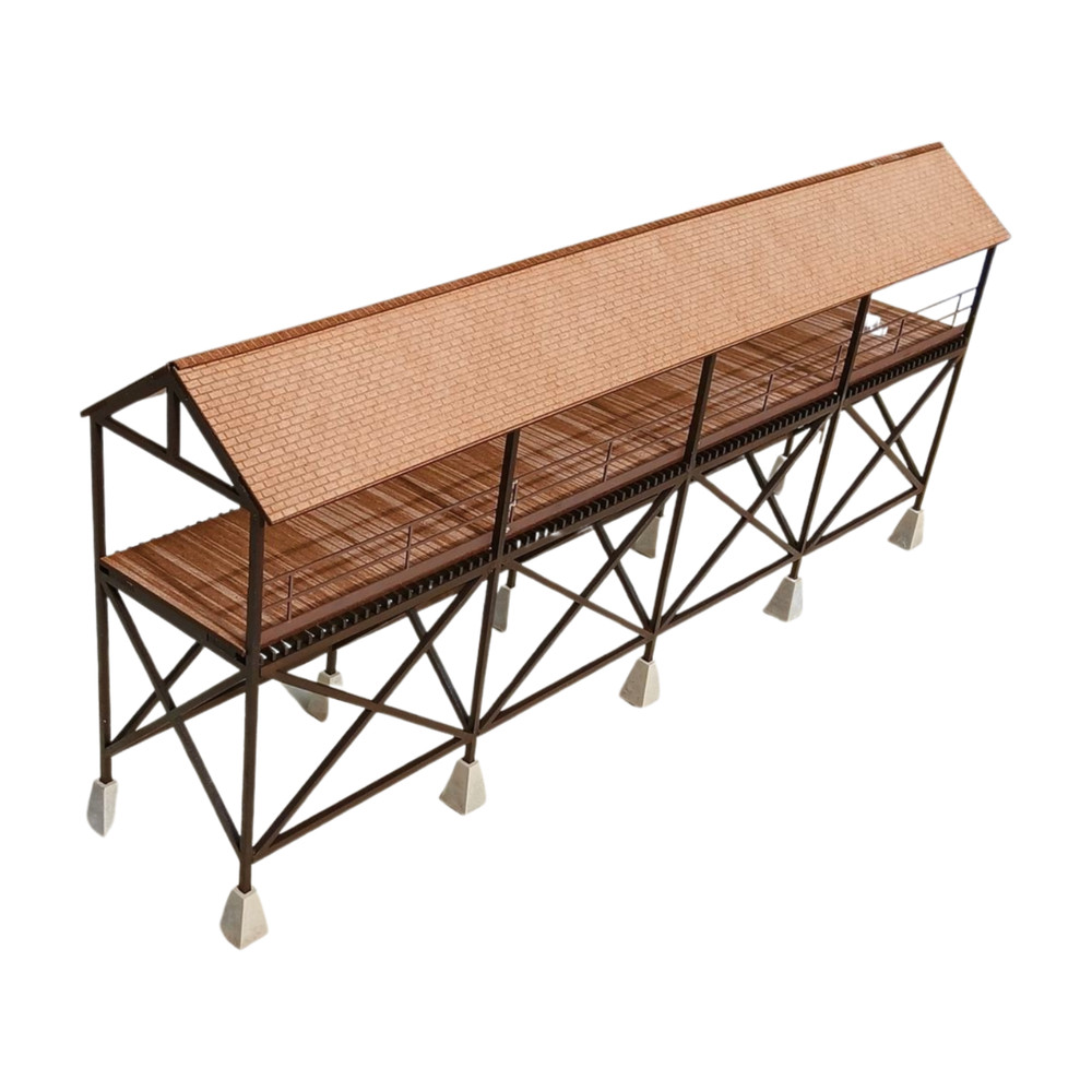 O Scale 17" Icing Platform Extension Kit – 1:48 Wood Structure Kit