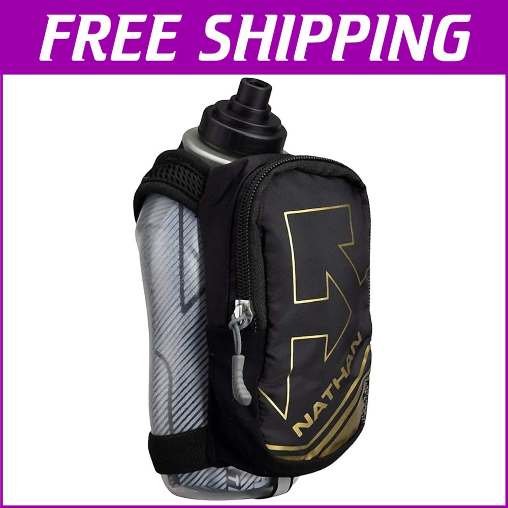 Adjustable Handheld Running Water Bottle with Safety Features & Insulation=