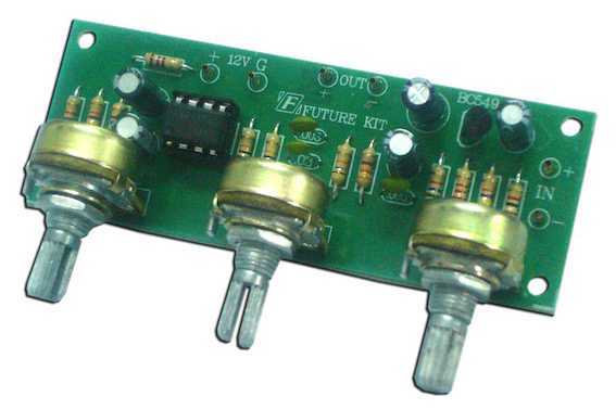 Mono TONE CONTROL BASE / VOLUME / TREBLE [ Unassembled kit ]