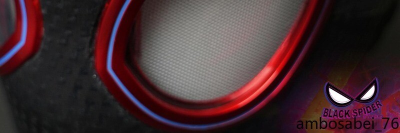 Spiderman Miles AUTO Light-up Eyes Mask Ring Remote Control Wink Gifts US Spot