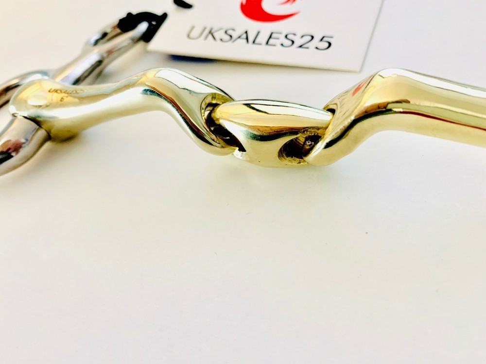 Hanging Cheek Snaffle Bit Verbindend Angled (UKSALES25®) *SAME DAY DISPATCH*