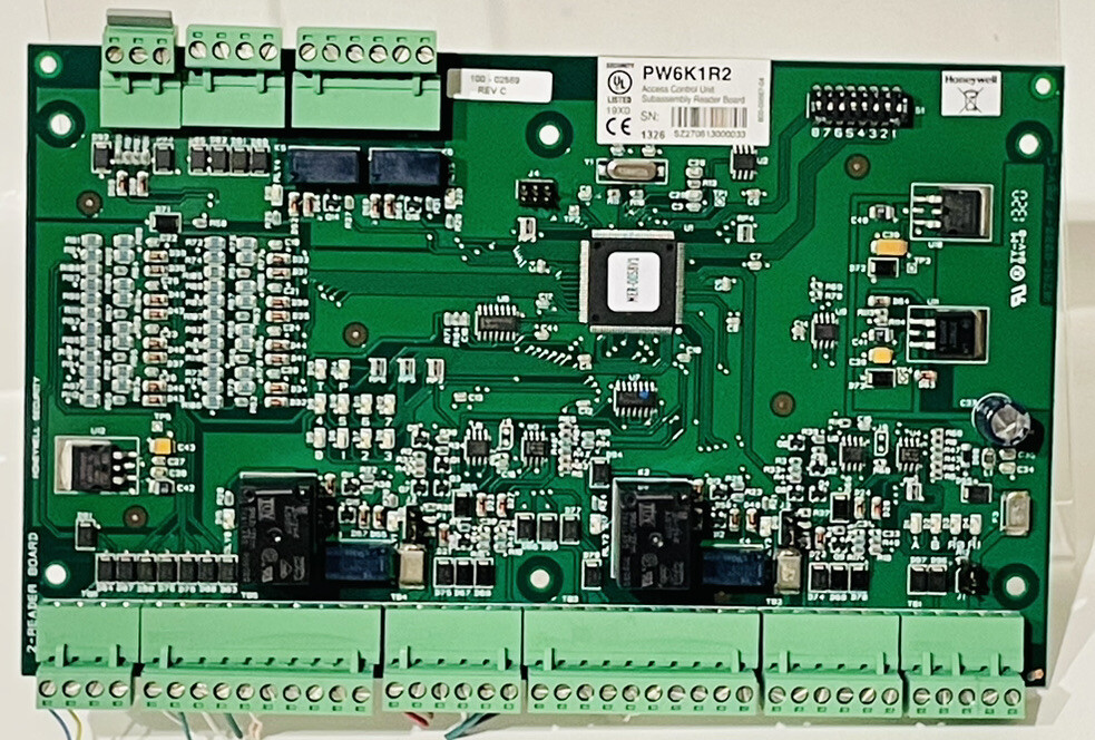 Honeywell PW6K1R2 Access Control Unit Subassembly 2 Reader Module Board