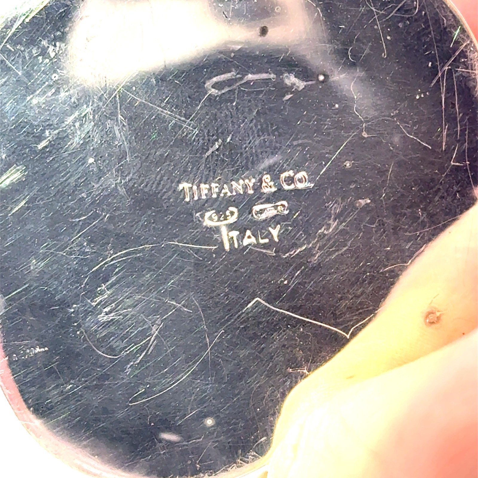 Tiffany & Co. Sterling Silver 925 Frog on Lily Pad Pill Box