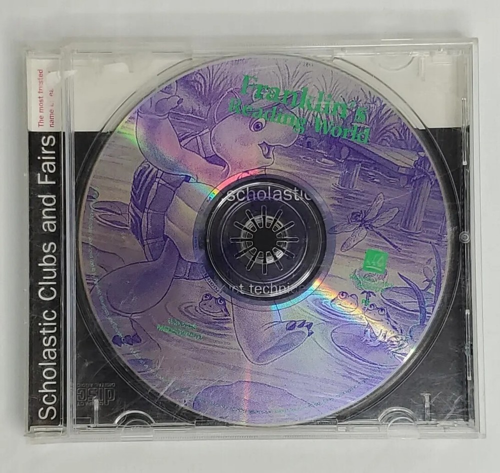 Franklin's Reading World CD Rom Disc Only 1996 For Windows PC Turtle Learning