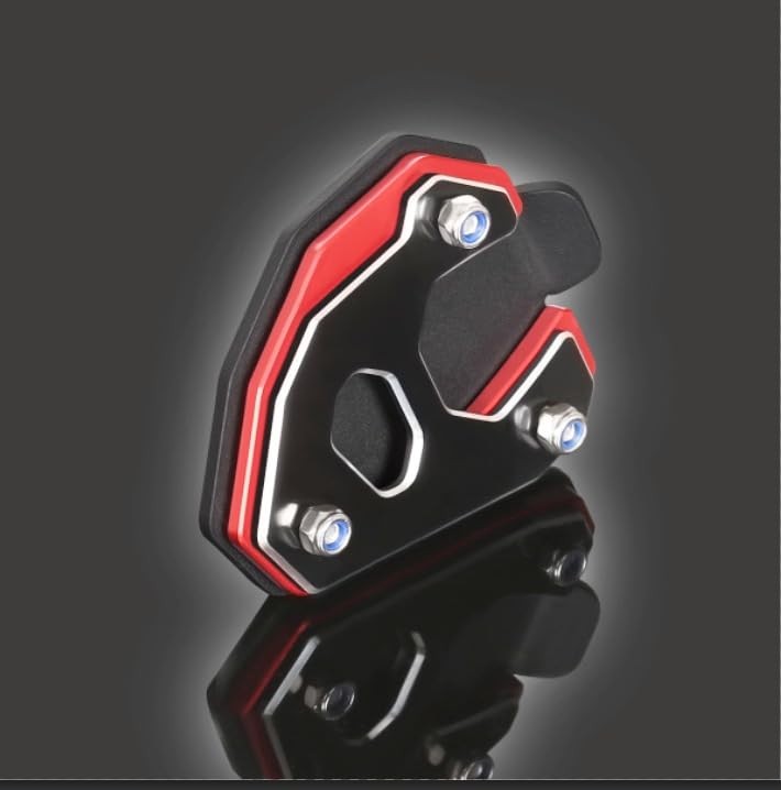 Red2 Kickstand Extender Pad for Monkey 125 Kickstand - Side Stand Extender Pad