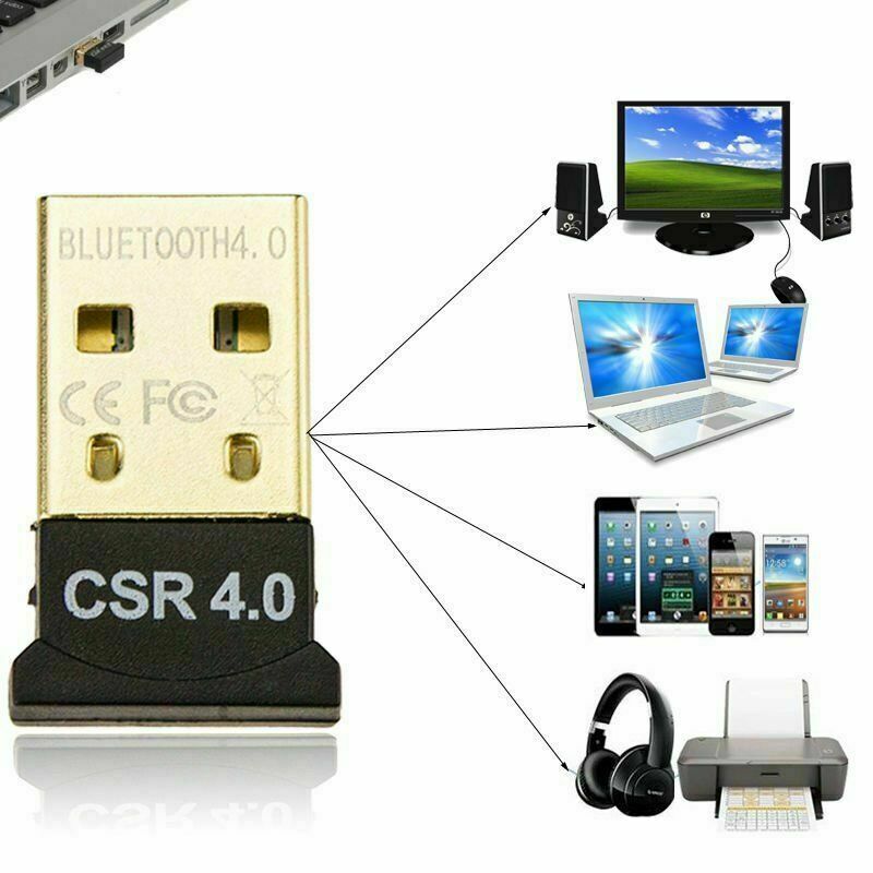 USB 4.0 Mini Bluetooth 4.0 CSR4.0 Adapter Dongle for PC LAPTOP WIN XP VISTA 7 8