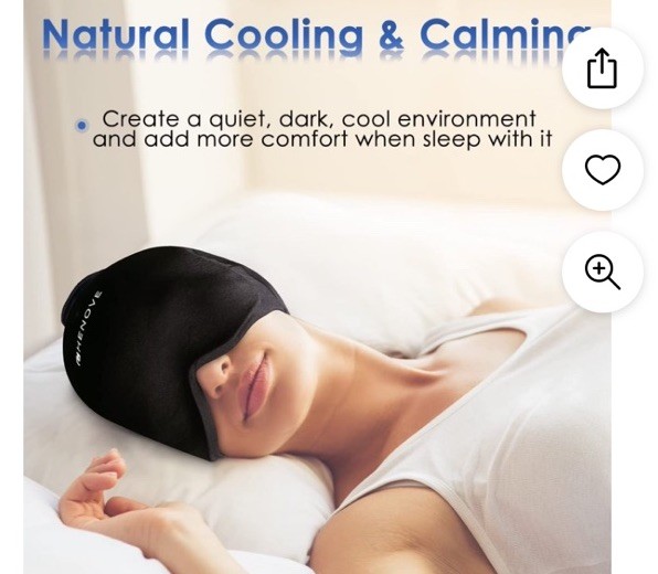 CHENOVE Migraine Ice Cap Headache Compression Cooling Ice hat Full Coverage