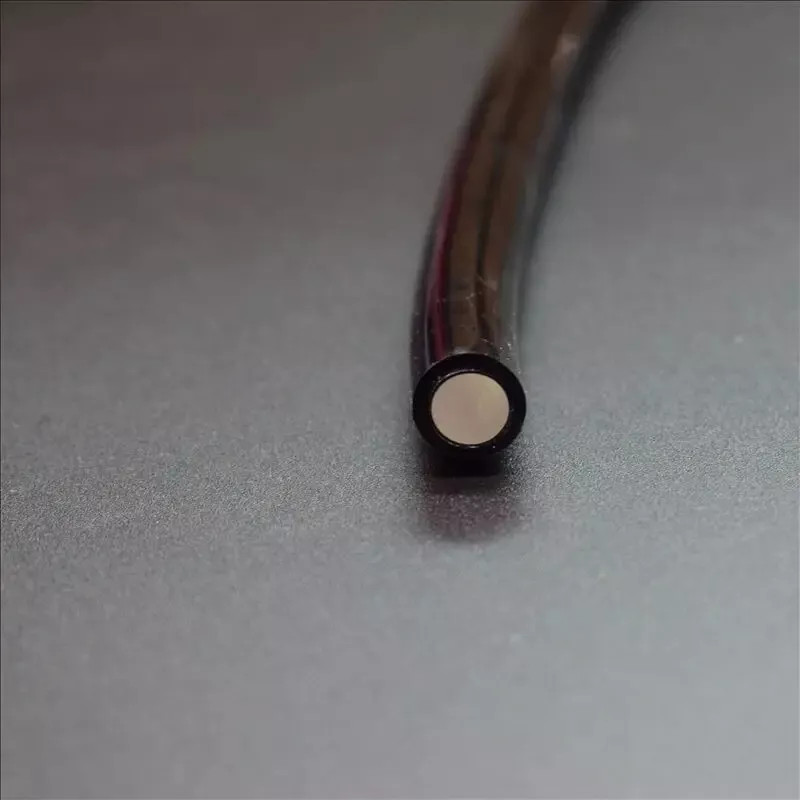 Black Cover Super Bright Solid Core End Glow Optic Fiber 1~10mm Thick Cable