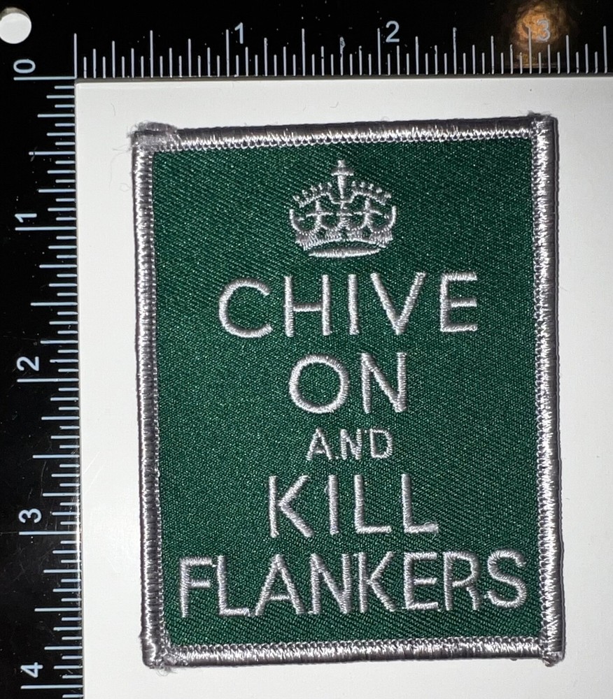 USAF 44th Fighter Squadron Chive On And Kill Flankers Patch