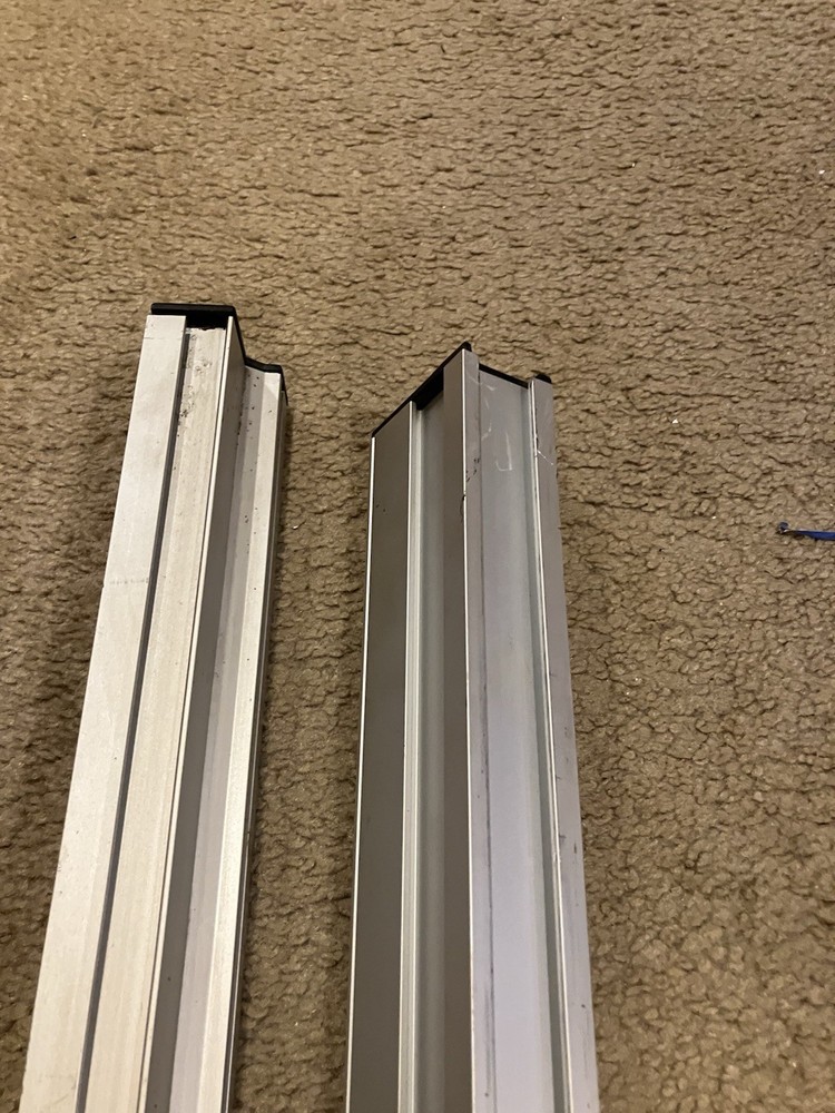 Ryobi 10" Table Saw BT3000 BT3100 Front & Back Rail Rails with locking knobs