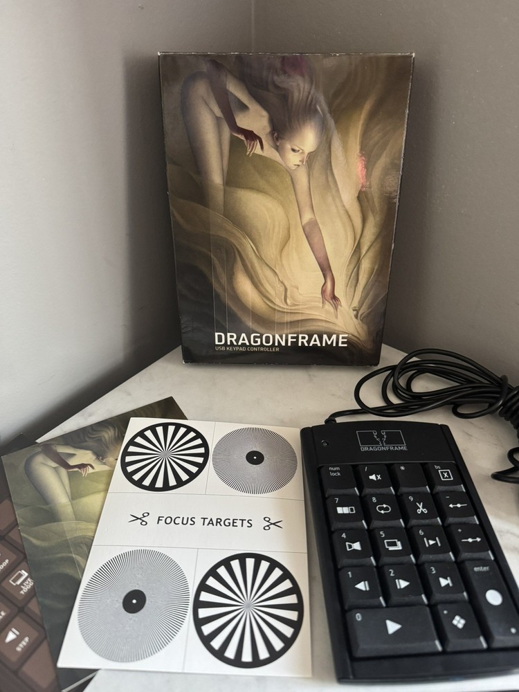 Dragonframe 4 DZED USB Keypad Controller DFK02 Stop Motion Animation No Software