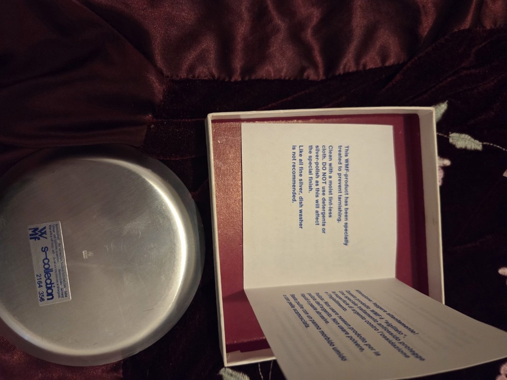 WMF S-Collection Silver 6" Dish 6331 350 Made in Germany