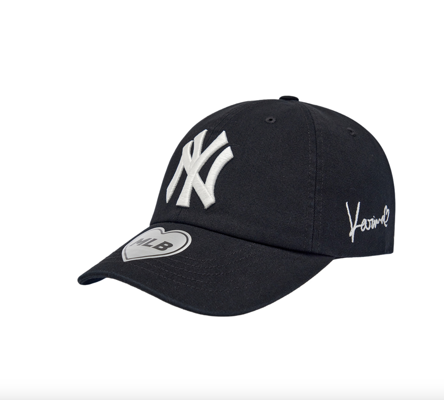 MLB x Karina Signature Unstructured Black Ball Cap + Photo Card 3ACPKRN6N-50BKS