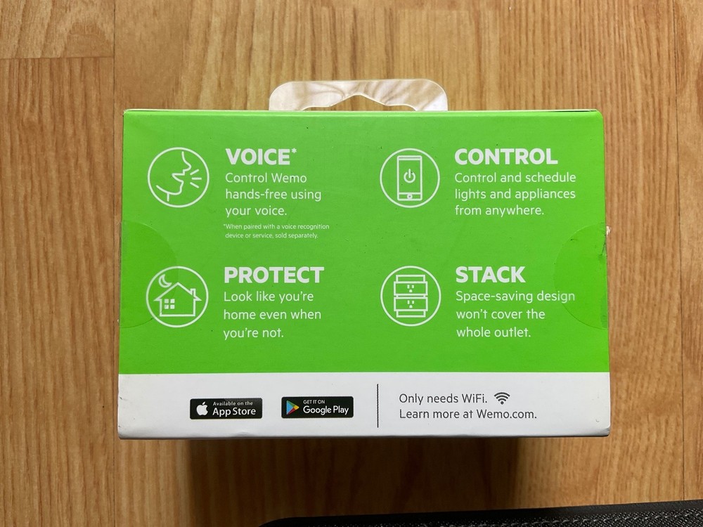 WeMo WiFi Enabled Mini Smart Plug - White (F7C063) - Never used