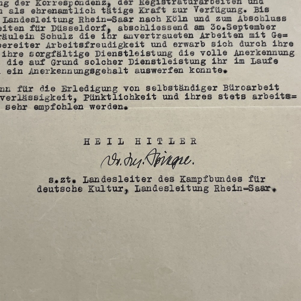 1934 Third Reich Era Combat League Work Reference German Document WW2 WWII