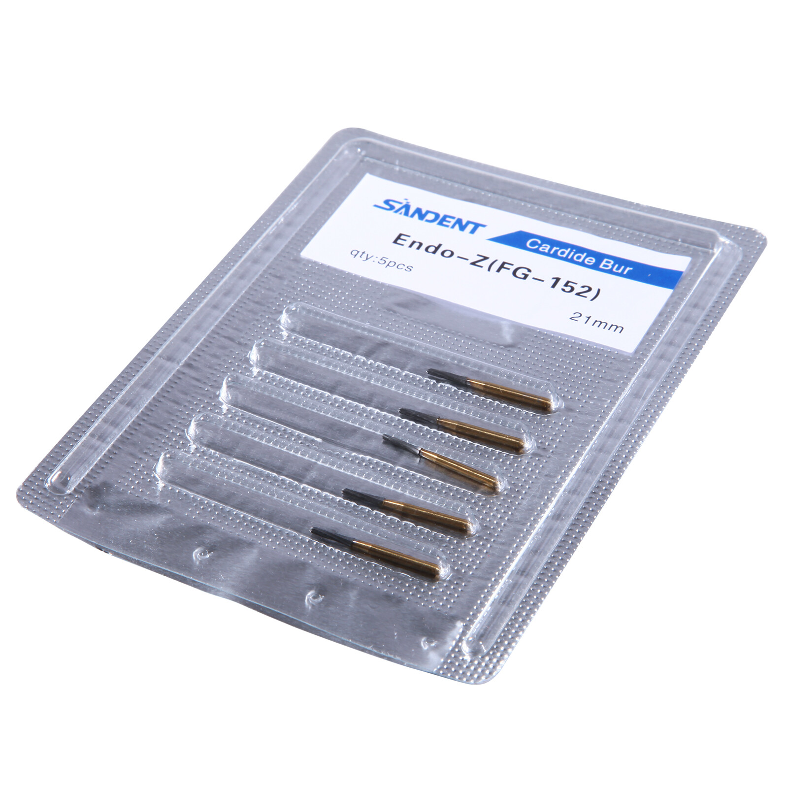 5-100 pcs Dental Carbide Bur Endo-Z Tungsten Steel Drills FG 21mm/23mm/25mm/28mm