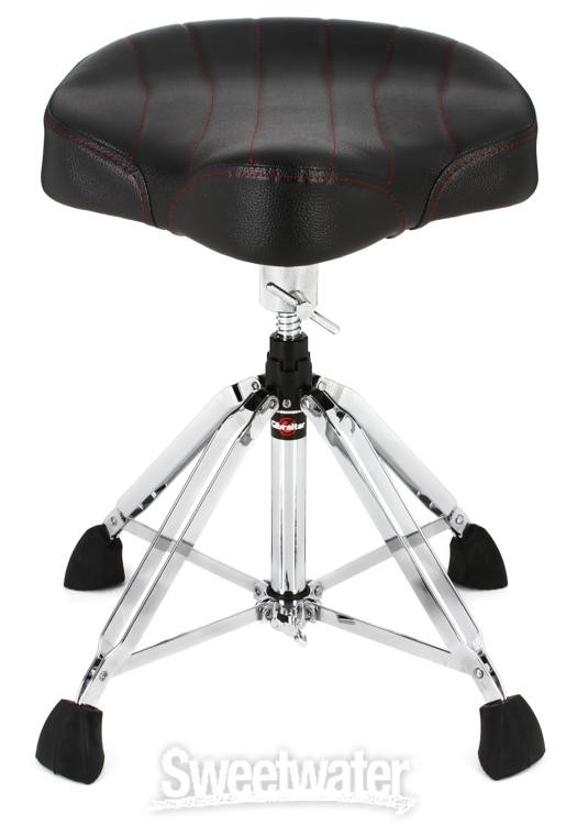 Gibraltar 9908 Moto Style Oversized 4-post Drum Throne